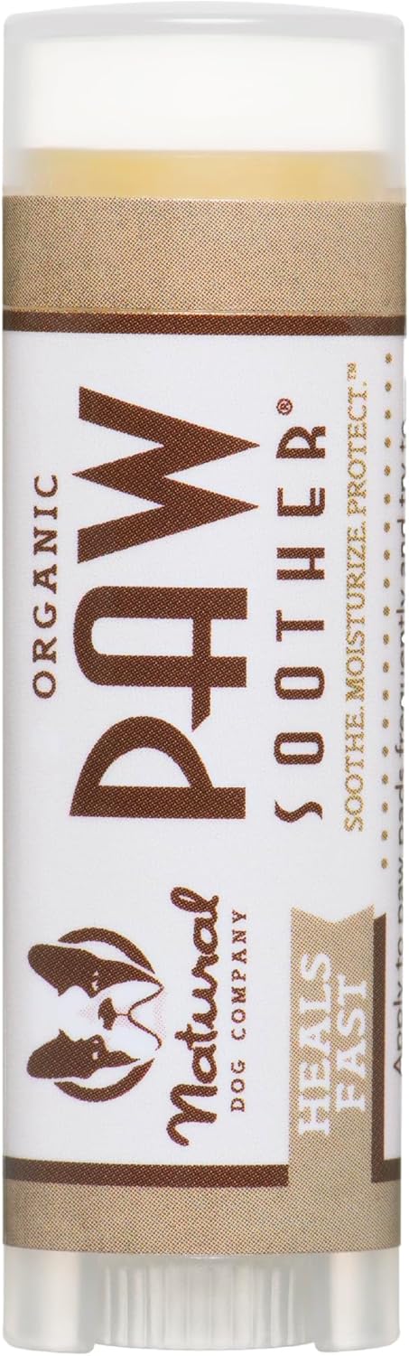 Natural Dog Company Organic Paw Soother Balm Travel Stick for Dogs